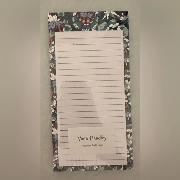 Set of 3 Vera Bradley Stationary Items in Floral Bursts - Picture 3 of 6